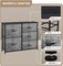 Sorbus Dresser with 5 Drawers - Storage Chest Organizer with Steel Frame, Wood Top, Handles, Fabric Bins